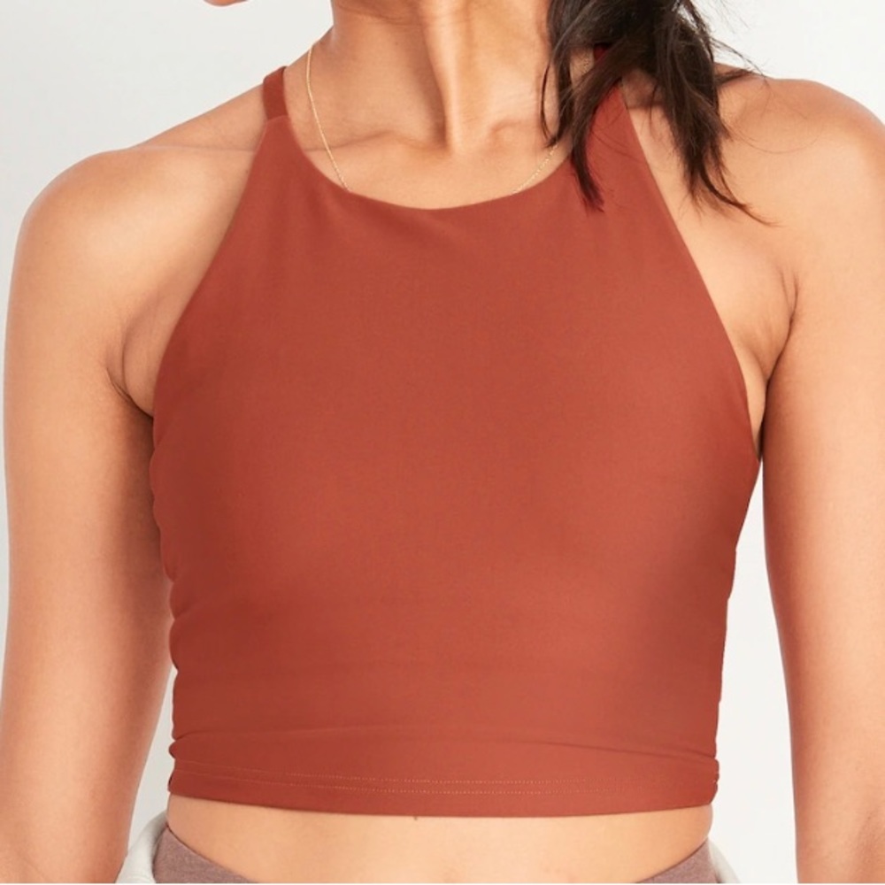 OLD NAVY: Light Support PowerSoft Longline Sports Bra